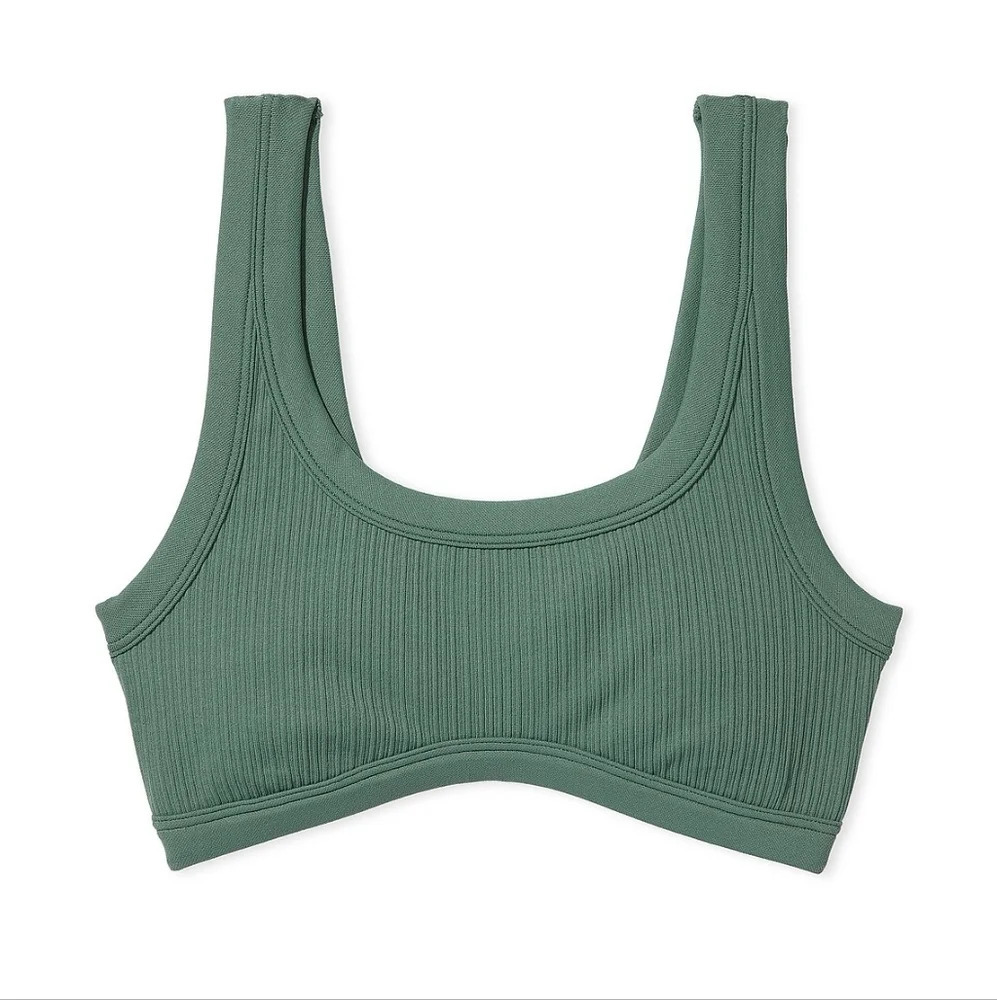 🆕PINK The Wave Soft Seamless Sports Bra, Small-DD - Fresh Forest - NWT
